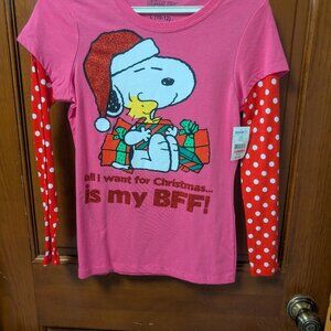 Girls Christmas shirt, size Large